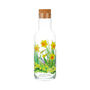 Spring Flower Printed Glass Water Carafe With Cork, thumbnail 3 of 7