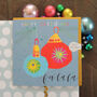 Happy Christmas Baubles Card, thumbnail 4 of 5