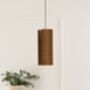 Mid Century Wood Pendant Light, thumbnail 2 of 7