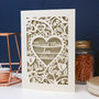 Personalised Papercut Wedding Card, thumbnail 3 of 4