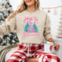 Joy To The World Colourful Christmas Jumper For Women, thumbnail 3 of 7
