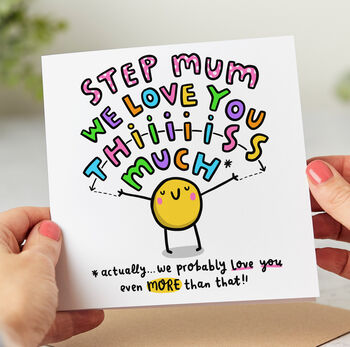 Step Mum I Love You This Much Card, 2 of 2