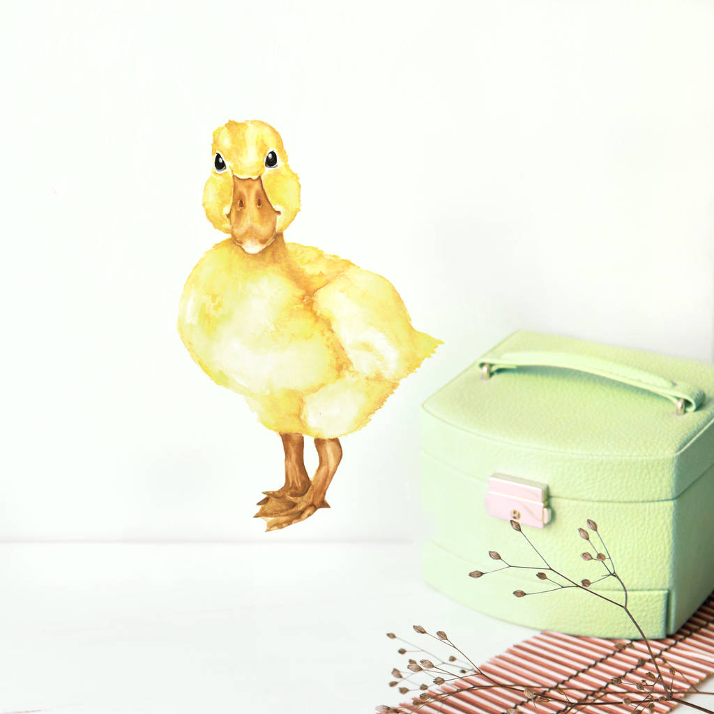 Wee Duckling Wall Sticker, 1 of 2