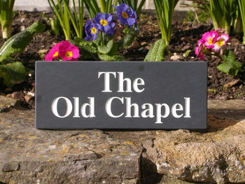Personalised Slate Name Sign, 2 of 10