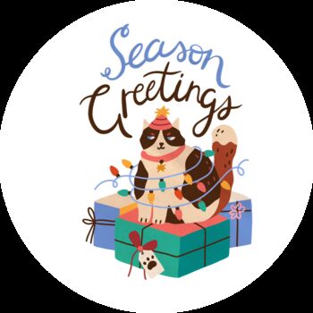 Seasons Greetings Cat Lollipop, 4 of 4