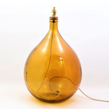 Large Recycled Glass Lamp | 62cm | Eight Colours, 5 of 10