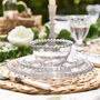 12 Piece Bella Perle Glass Beaded Dinner Set, thumbnail 3 of 4