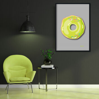 Lime Doughnut Print, 2 of 6
