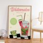 Watermelon Mojito Cocktail Print, thumbnail 1 of 2