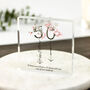 Personalised 50th Birthday Mum Floral Acrylic Block, thumbnail 1 of 2