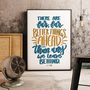 Better Things Ahead Calligraphy Print, thumbnail 4 of 4