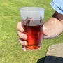 Rugby Etched Pint Glass, thumbnail 1 of 4