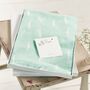 Mint Green Feather Scarf With Personalisation, thumbnail 8 of 12