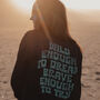 Womens 'Wild Dreamer' Black Sweatshirt, thumbnail 1 of 9