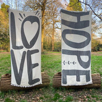 Home Sweet Home Texted Throw, Personalised Gift For Her, 3 of 11