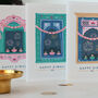 Three Hand Finished Sparkly Diwali Cards, thumbnail 5 of 10