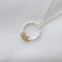 40th Gold And Silver Birthday Necklace, thumbnail 1 of 11