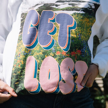 Get Lost Women's Slogan Sweatshirt, 2 of 4