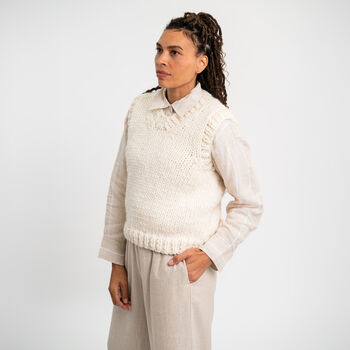 Tank Top Easy Knitting Kit, 5 of 10