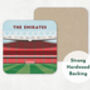 Contemporary Football Stadium Coaster Gift, Mix And Match Set, thumbnail 3 of 4