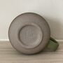 Dachshund Engraved Green Ceramic Tea/ Coffee Mug, thumbnail 4 of 6