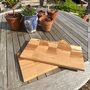 Oak And Spalted Alder Wavy Chopping Board, thumbnail 1 of 3