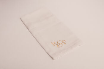 100x Personalised Embroidered Event Napkins, 3 of 8