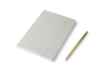 A5 Lined Notebook Blue, Ruled Pages, 5 of 7