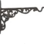 Hanging Basket Hook With Cast Iron Curls Design, thumbnail 1 of 2