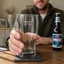 Personalised Golf Pint Glass And Coasters Gift Set For Golfers, thumbnail 5 of 12