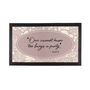 Personalised Classic Floral Quote Bar Mat, thumbnail 9 of 10