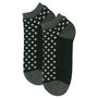 Crosslet Black And Cube Teal Men's Trainer Socks Bundle, thumbnail 4 of 7