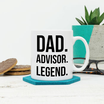 Dad. Grandad. Legend. Personalised Fathers Day Mug, 4 of 5