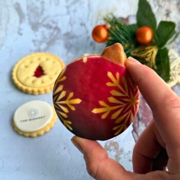 Small Festive Christmas Biscuits Box, 5 of 6