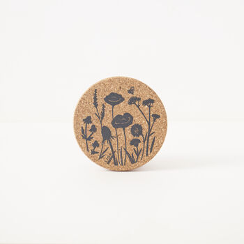 Cork Placemats And Coasters | Wildflowers, 8 of 12