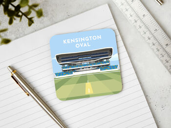 Personalised Coaster Gift Of Any Cricket Ground, 4 of 7