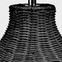 Black Rattan Table Lamp, thumbnail 6 of 8