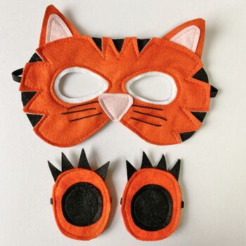 Felt Tiger Costume For Children And Adults, 11 of 12