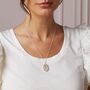 Sterling Silver Autumnal Scene Locket Necklace, thumbnail 2 of 6