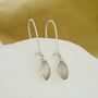 Sterling Silver Rose Quartz Earrings, thumbnail 1 of 4