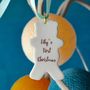 Baby Teddy Christmas Decoration, thumbnail 3 of 4