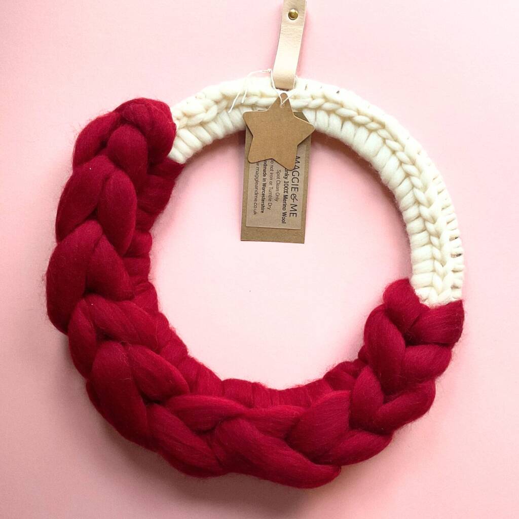 Pure Wool Christmas Wreath, 1 of 1