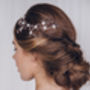 Small Gold, Silver Or Rose Gold Wedding Hair Vine Ivy, thumbnail 4 of 12