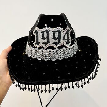 Personalised Big Birthday Cowboy Hat, 3 of 6