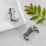 Men's Large Wellington Boot Cufflinks, thumbnail 2 of 3