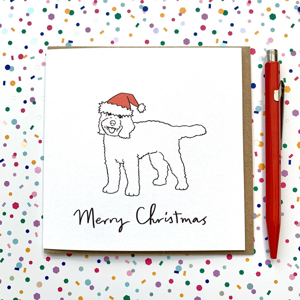 Personalised Cockapoo Christmas Card, 1 of 2
