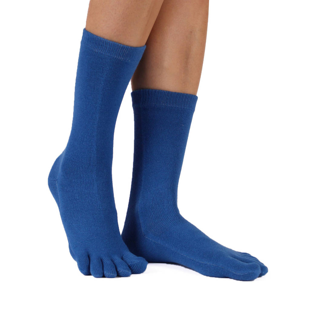 Plain Mid Calf Toe Socks By Toetoe | notonthehighstreet.com