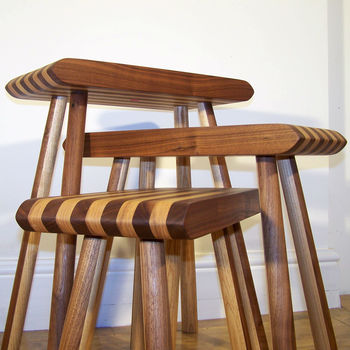 Humbugz ~ Tables Or Stools ~ Ash And Walnut, 3 of 8