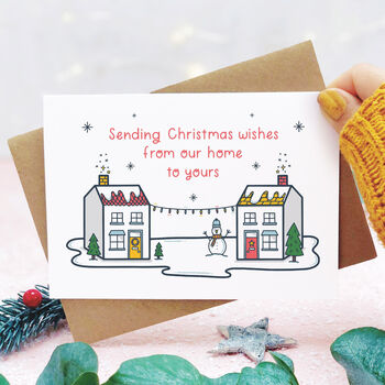Sending Christmas Wishes Card, 3 of 9