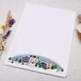 A4 Letter Writing Paper With Snowy Village, thumbnail 3 of 4